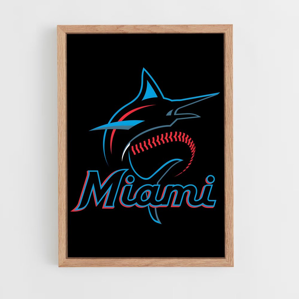 Poster Marlins Forever – affiche Baseball (vue 4)